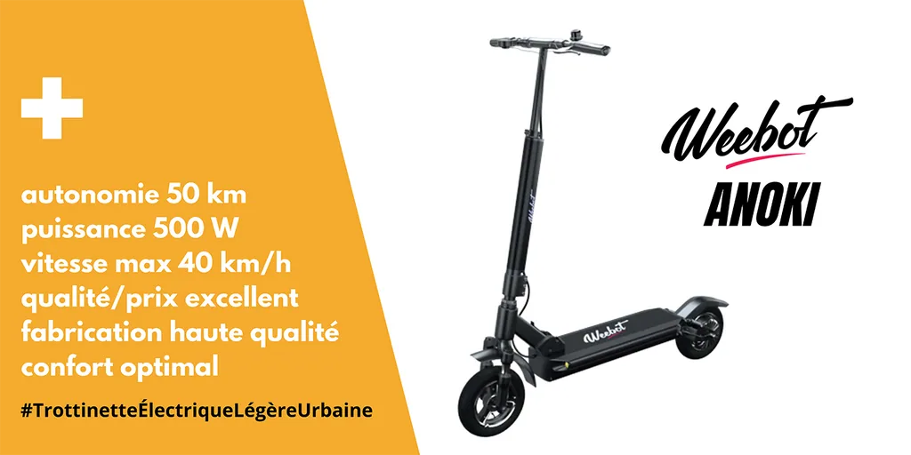 Trottinette Electrique E-Volty Anoki TOP 15 Meilleures Trottinette Electrique 2022