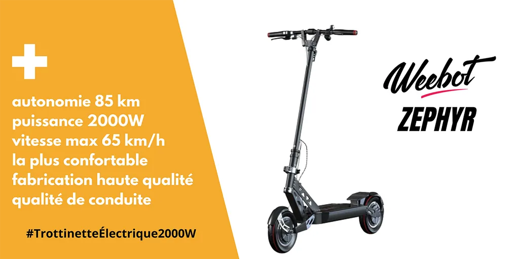 Trottinette Electrique E-Volty Zephyr TOP Meilleures Trottinette Electrique 2022
