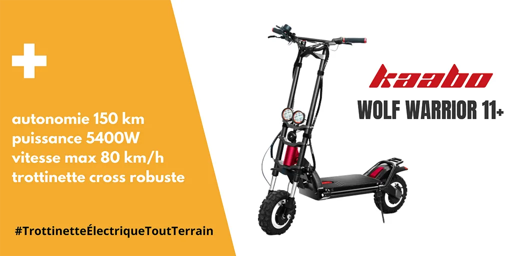 Trottinette Electrique Kaabo Wolf Warrior 11 Classement Meilleures Trottinette Electrique 2022