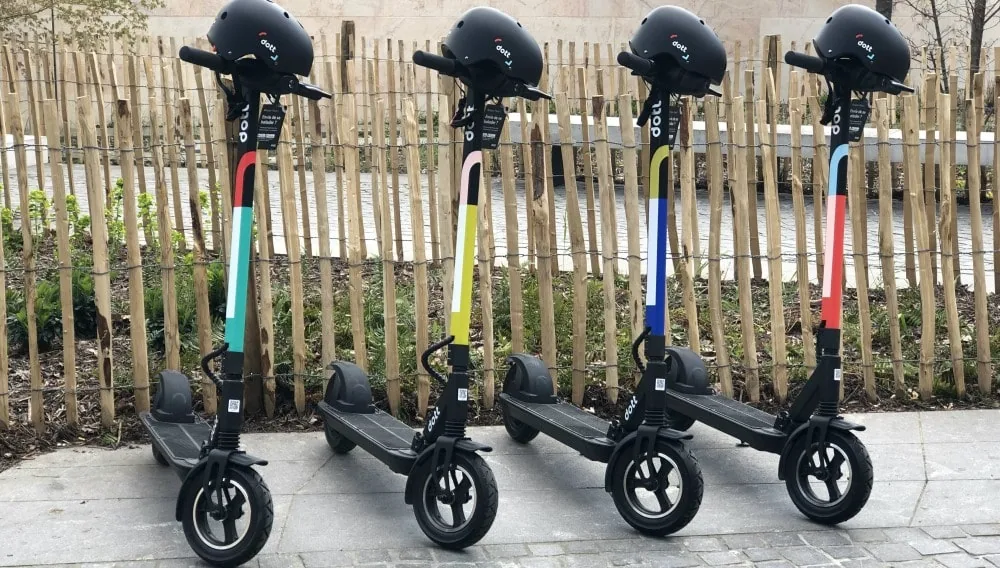 location trottinette electrique libre service dott paris