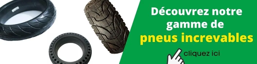 pneu plein increvable trottinette electrique