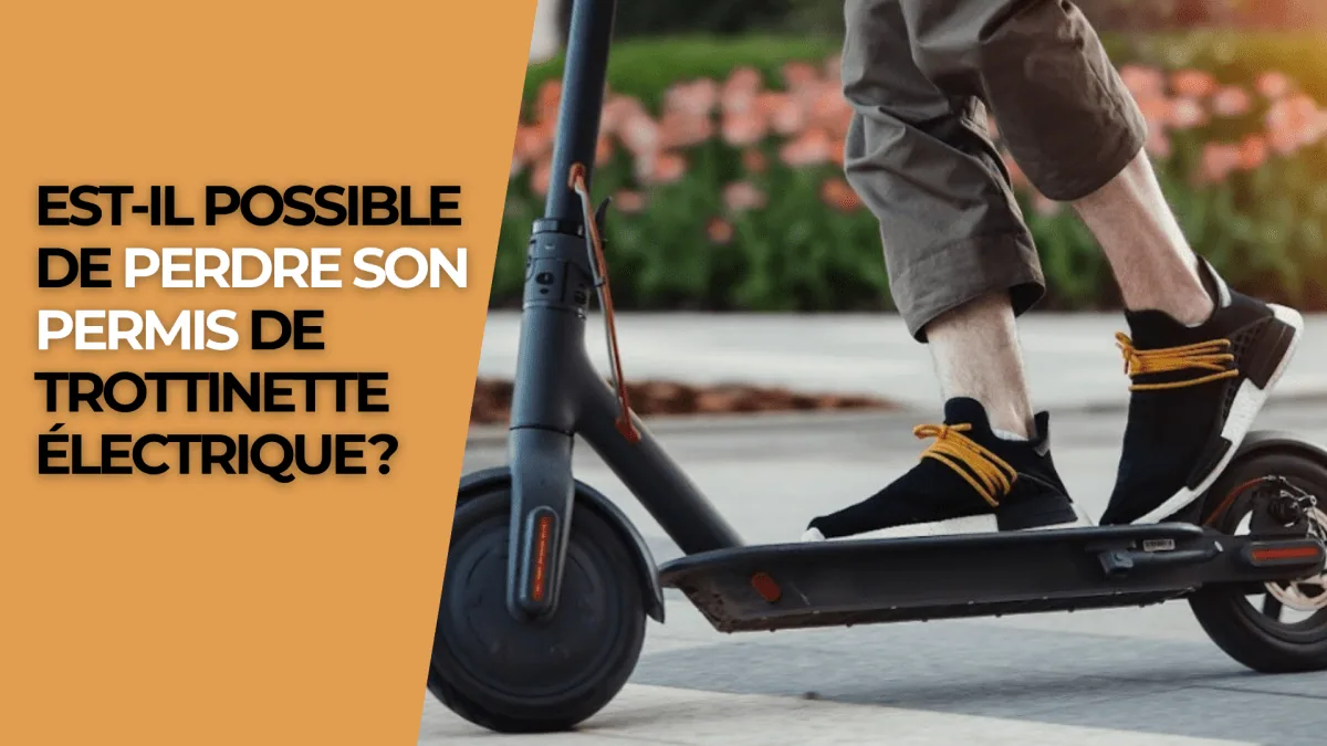 Est-il possible de perdre son permis de trottinette électrique ? - E-Volty