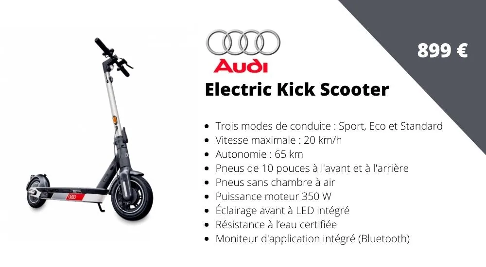 caracteristiques trottinette electrique audi electric kick scooter