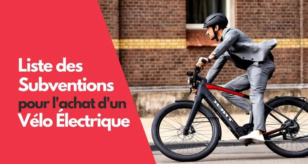 Liste des Subventions pour l'achat d'un Vélo Électrique