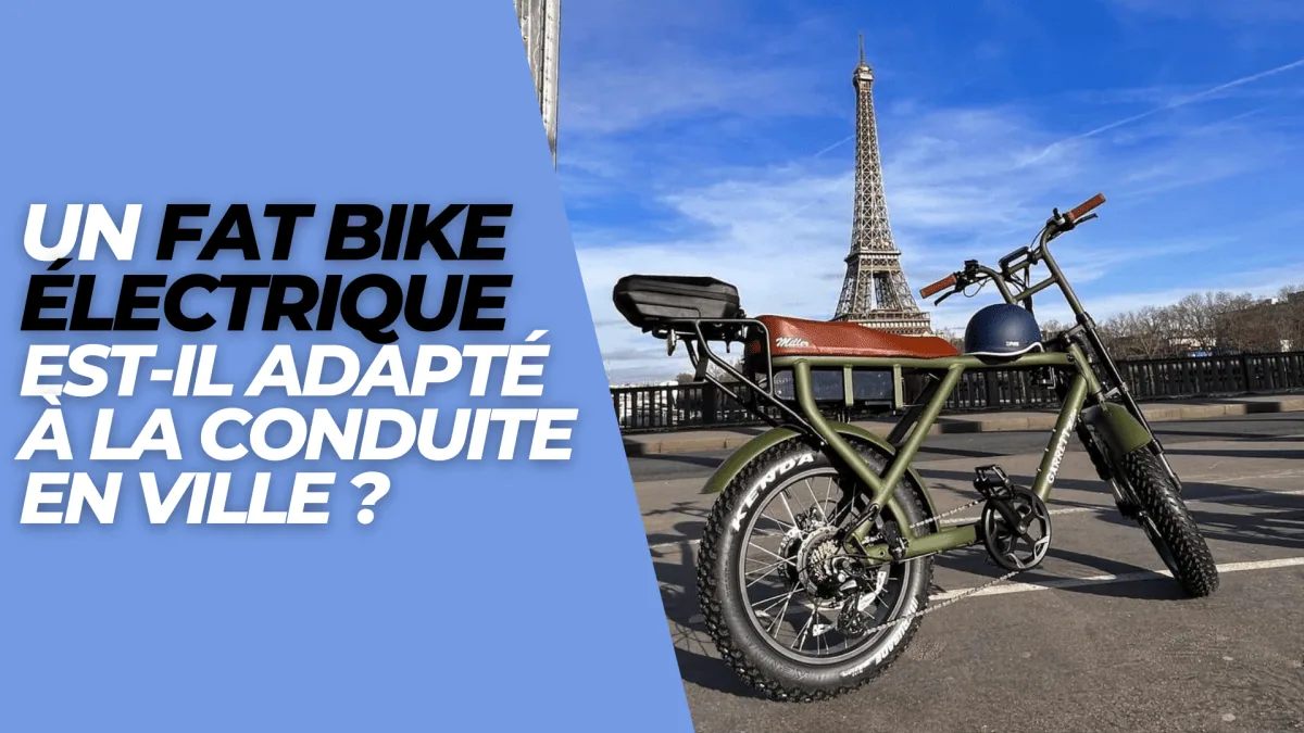 Un fat bike électrique est-il adapté à la conduite en ville ?