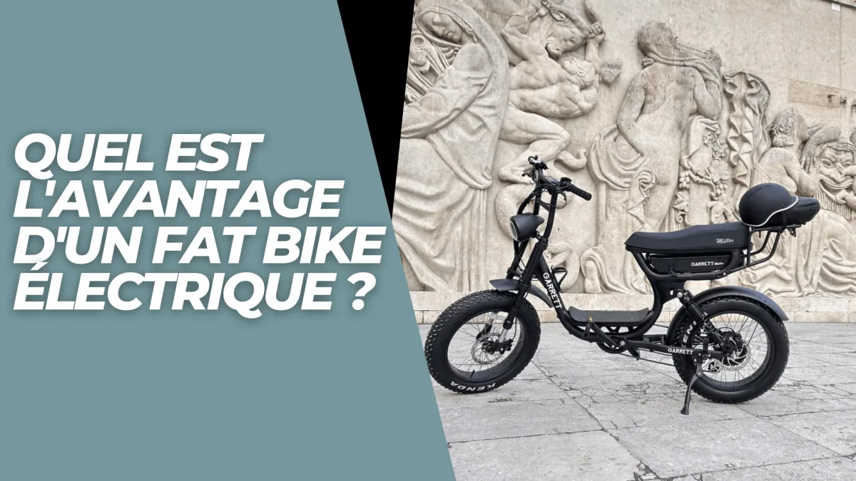 Quel est l'avantage d'un fat bike électrique ?