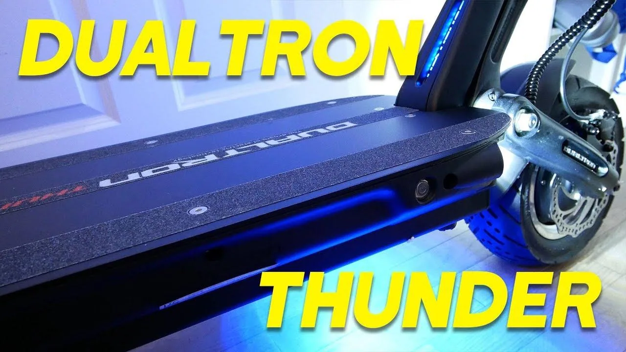 Test et Avis de la Trottinette Electrique Dualtron Thunder - E-Volty