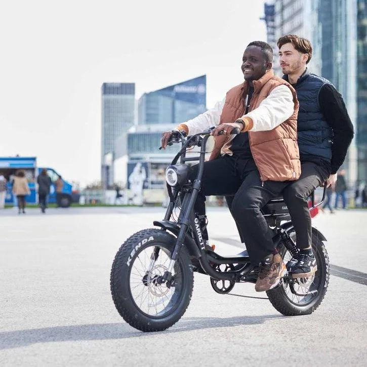 vélo électrique Cargo compact biplace Garrett Miller Urban tout terrain