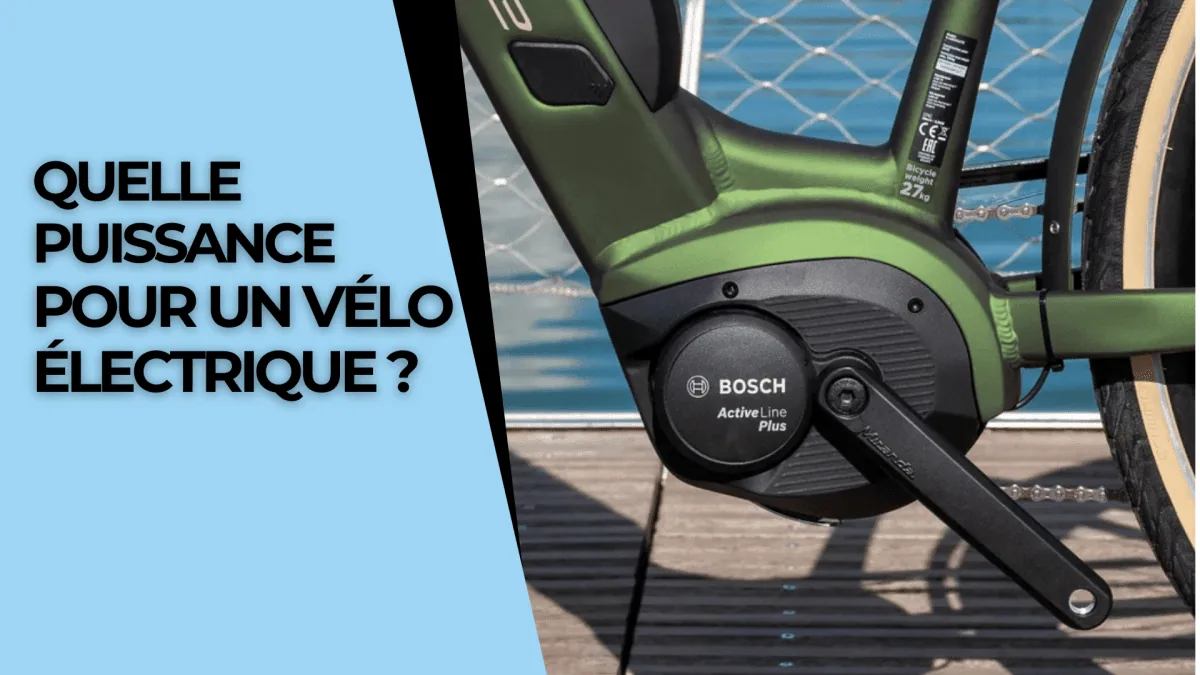 Quelle puissance pour un vélo électrique ? - E-Volty