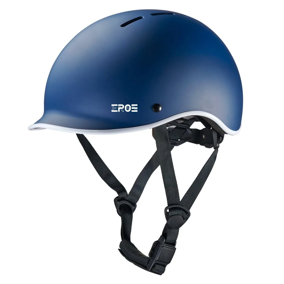 Casque Eroz Vintage Collection pour Trottinette Electrique et Vélo (Bleu/Noir) - E-Volty