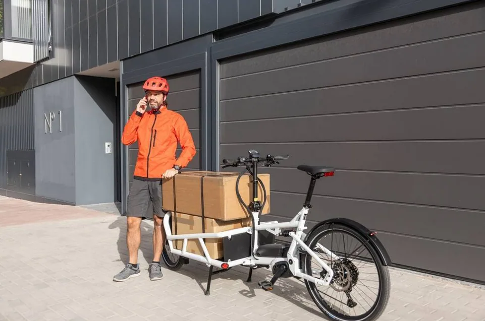 transport vélo électrique cargo