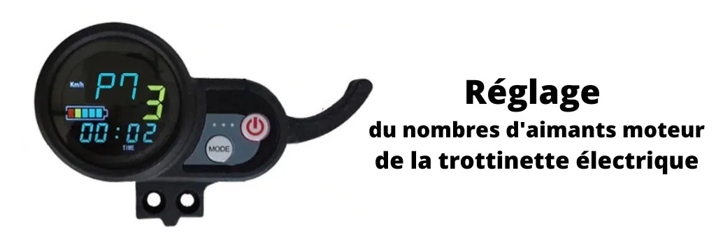 reglage aimant moteur trottinette electrique p7 mode e-volty