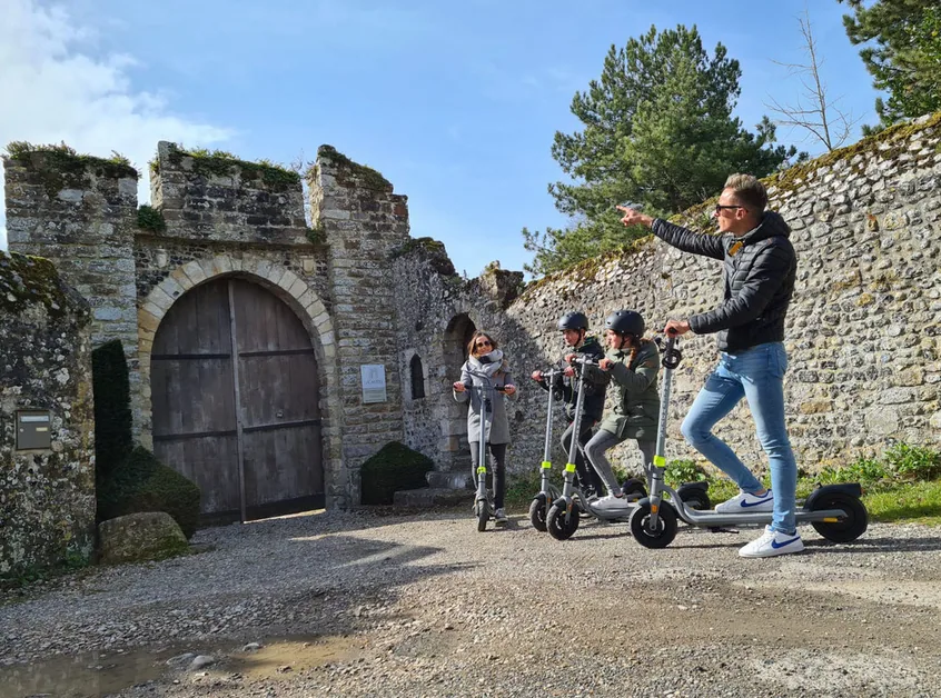 sortie éducative en trottinette électrique enfant