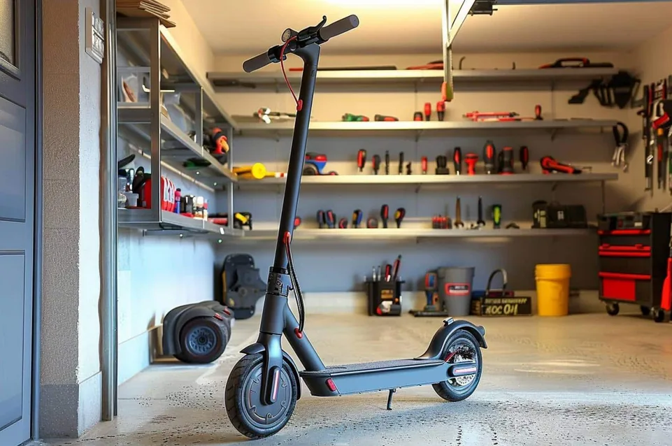 rangement trottinette à domicile