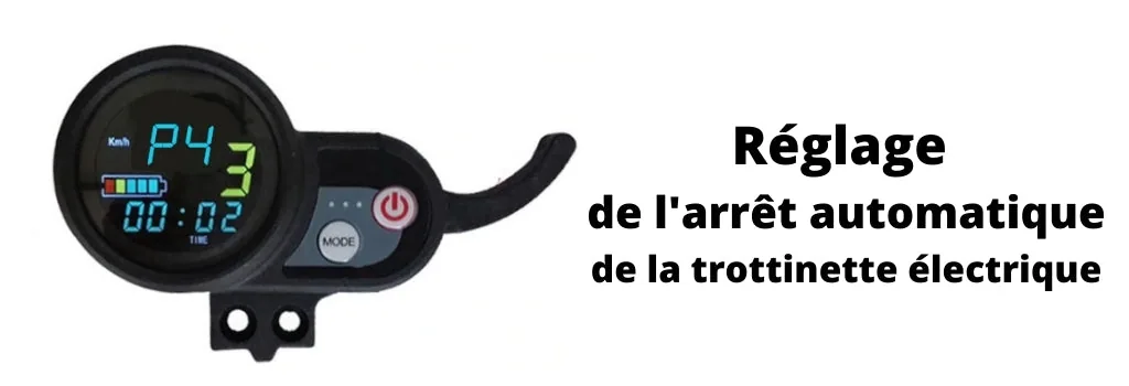 p4 reglage arret automatique trottinette electrique e-volty qs-s4