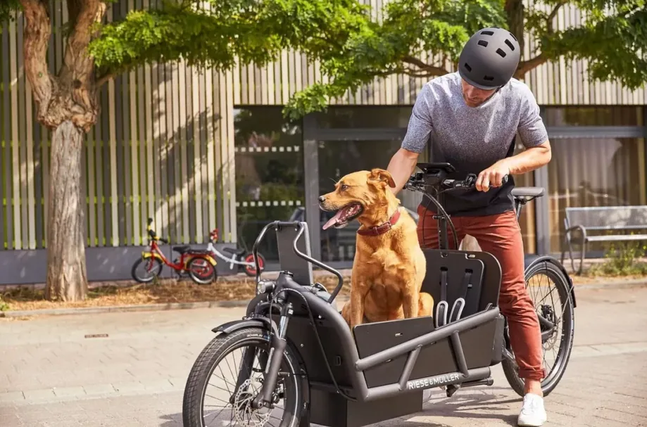 faire du vélo avec son chien