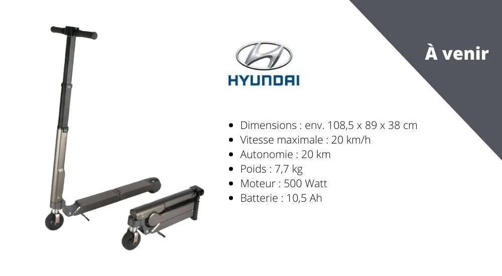caracteristiques trottinette electrique hyundai