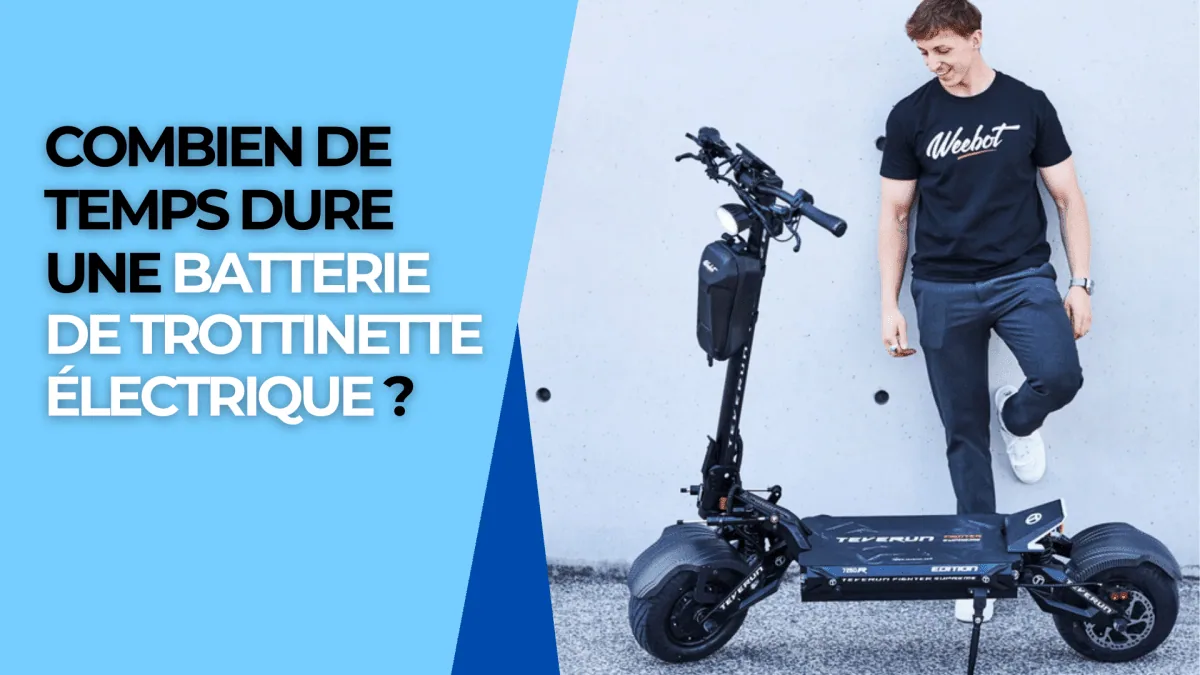 Combien de temps dure une batterie de trottinette électrique ?