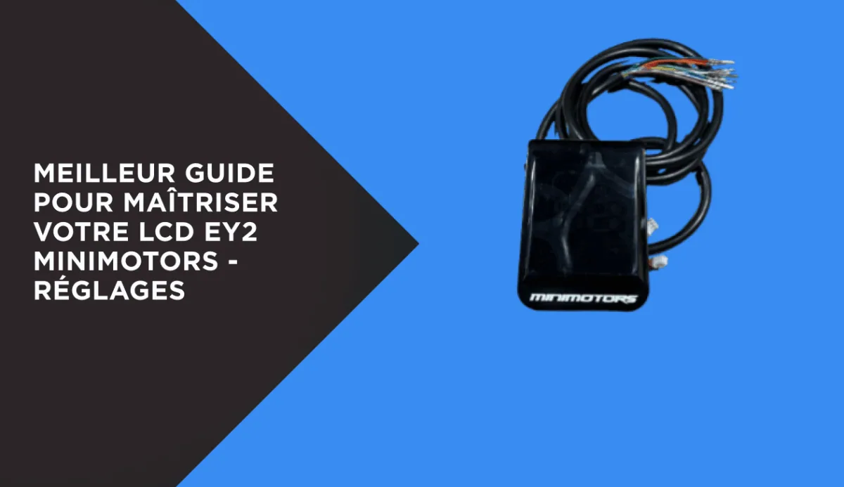 Meilleur Guide pour Maîtriser votre LCD EY2 Minimotors - Réglages - E-Volty