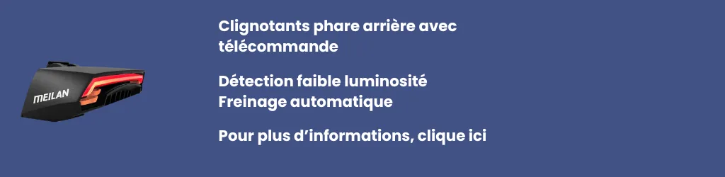 Clignotants phare arrière avec télécommande