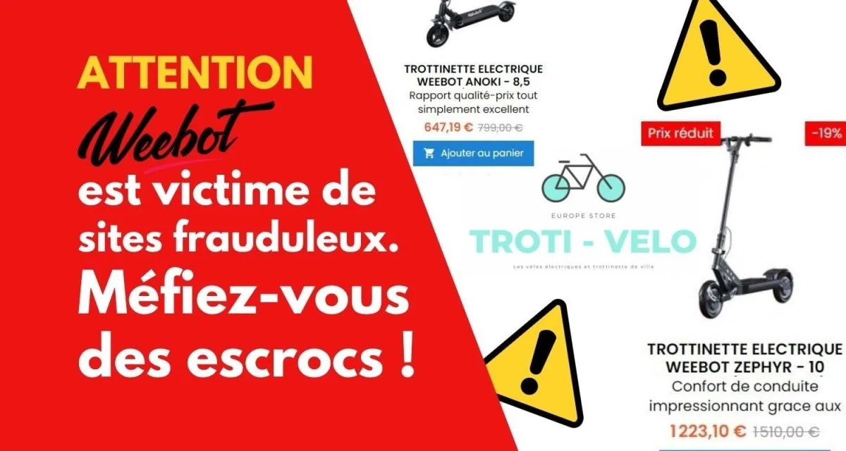 Mise en garde : des sites frauduleux usurpent l'identité E-Volty
