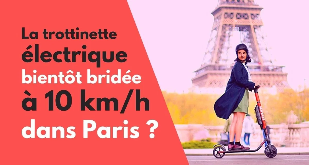 La Trottinette Électrique bientôt bridée à 10km/h dans Paris - E-Volty