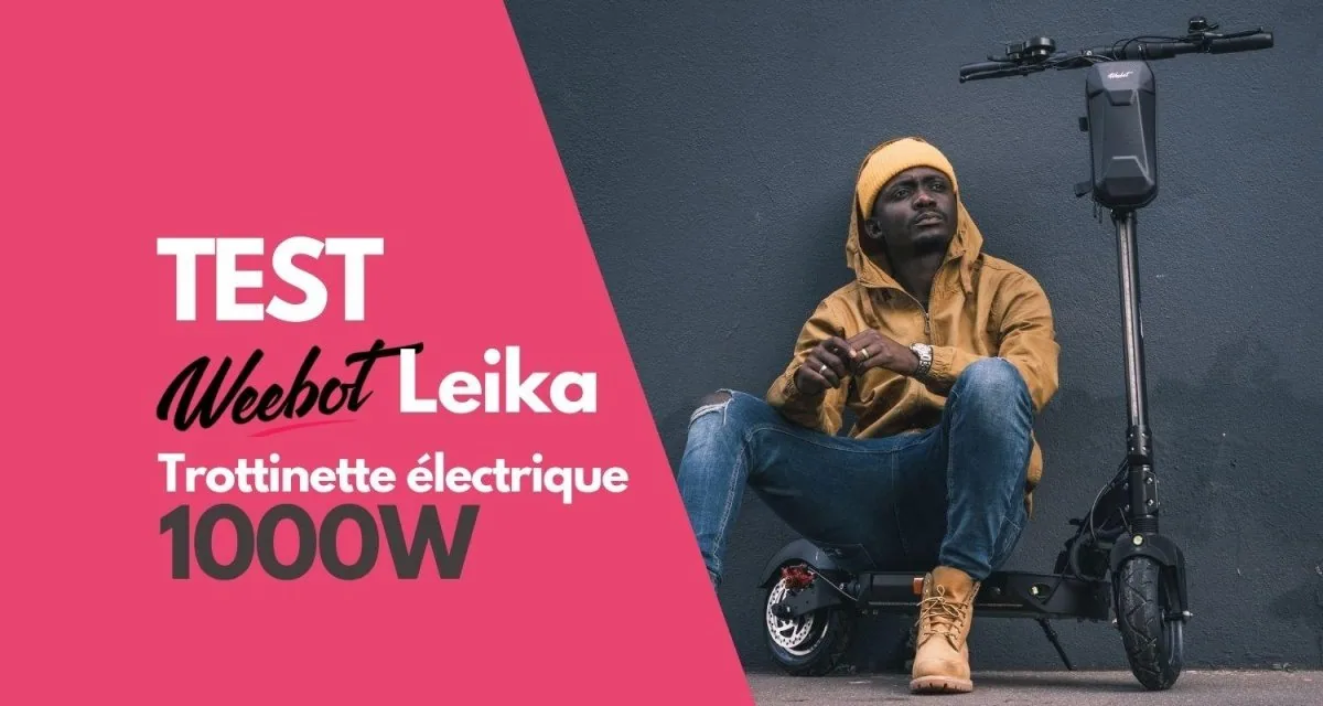 Test trottinette électrique 1000W : E-Volty Leika