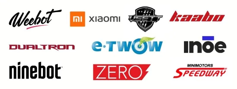 logo marque trottinette électrique dualtron xiaomi zero vsett speedway ninebot