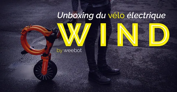 unboxing velo electrique pliant wind