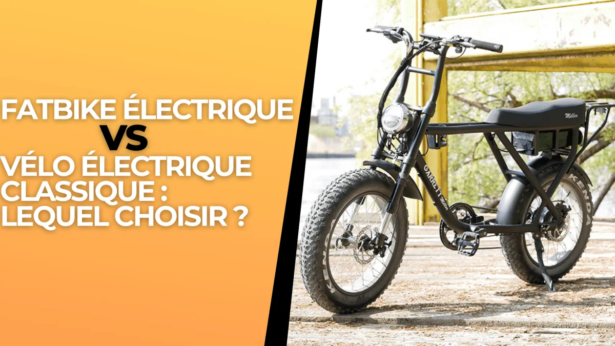 Fatbike électrique VS vélo électrique classique : lequel choisir ? - E-Volty