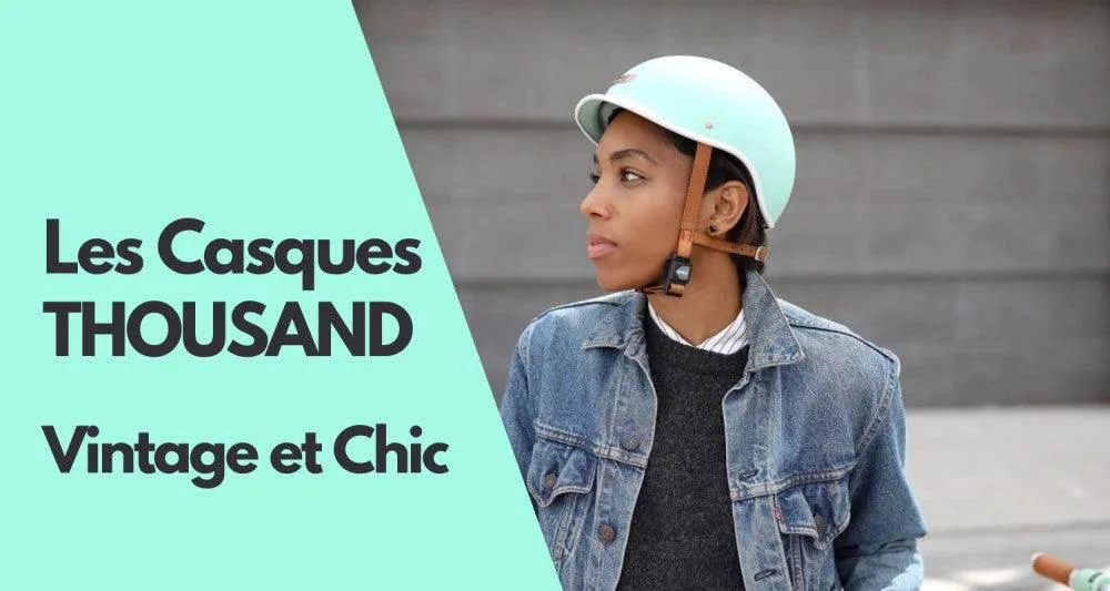 Thousand, le casque de vélo tendance au look vintage - E-Volty