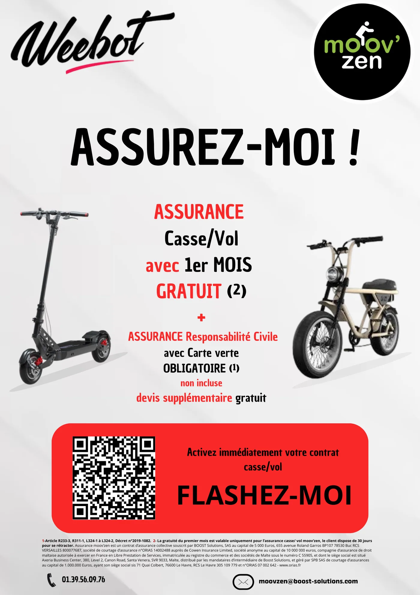 assurez sa trottinette ou vélo électrique