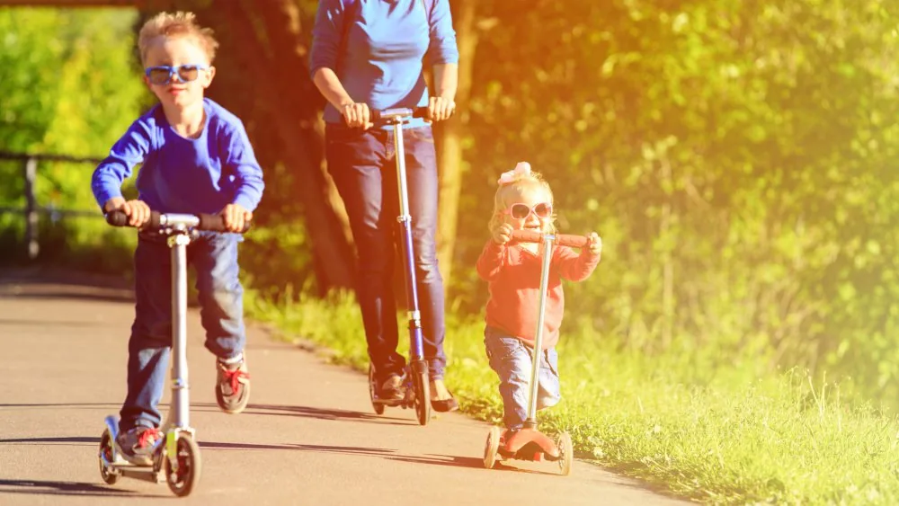 initier trottinette enfant