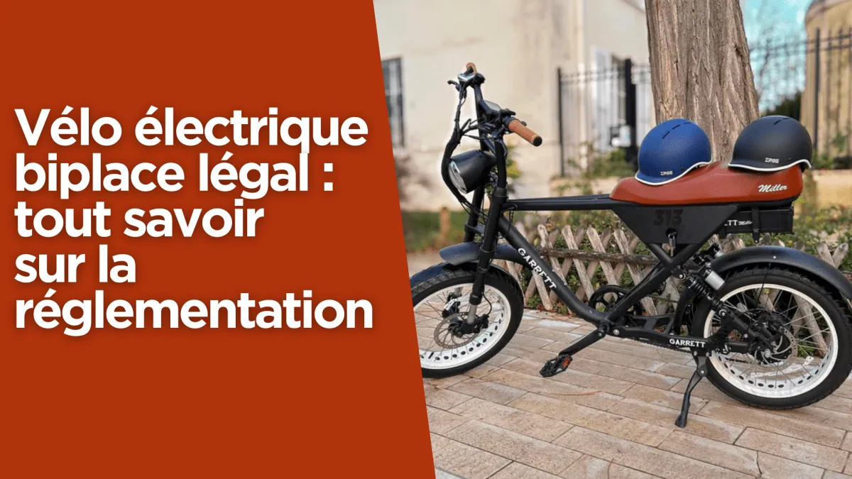 Vélo électrique biplace légal : tout savoir sur la réglementation - E-Volty
