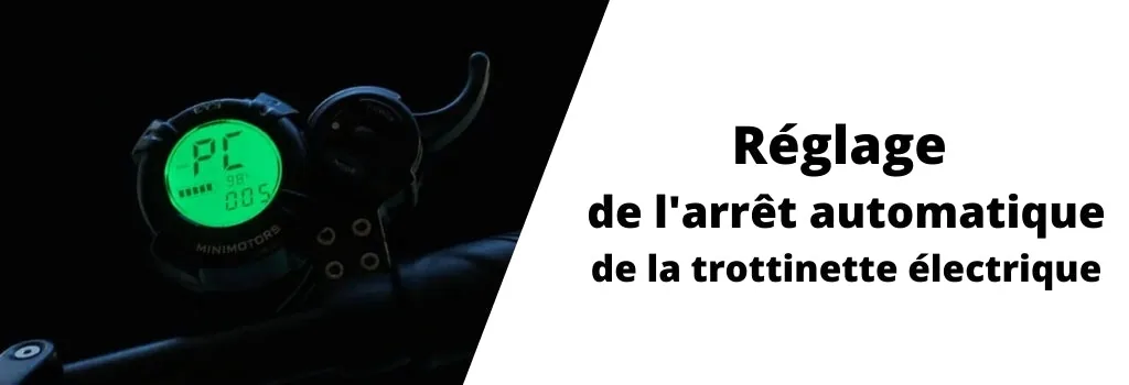 programme pc arrêt automatique trottinette dualtron