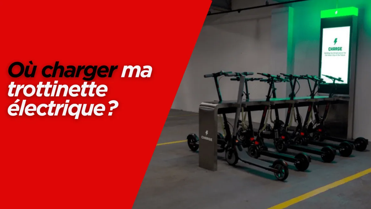 Où charger ma trottinette électrique ?