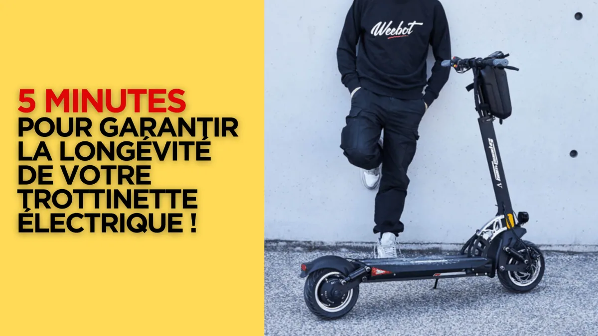 5 minutes pour garantir la longévité de votre trottinette électrique ! - E-Volty