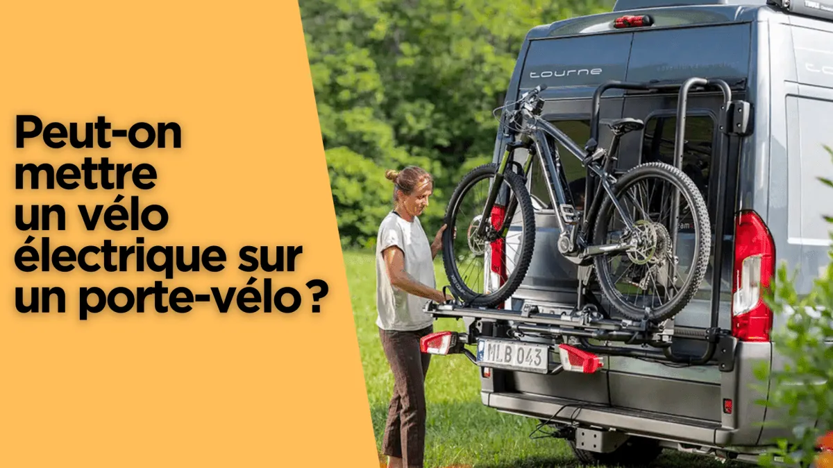 Peut-on mettre un vélo électrique sur un porte-vélo ?