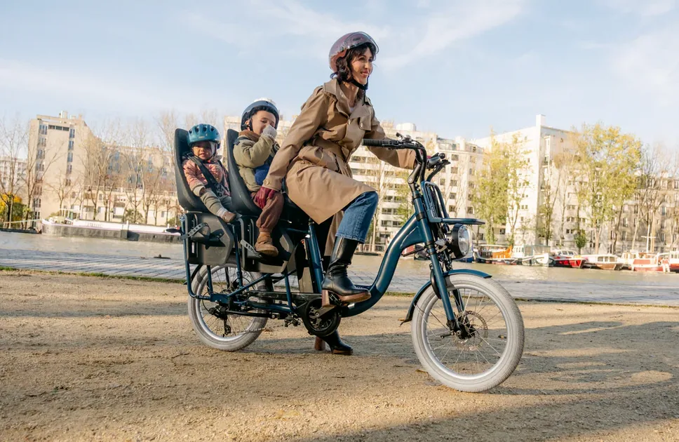 siège enfant sur vélo électrique