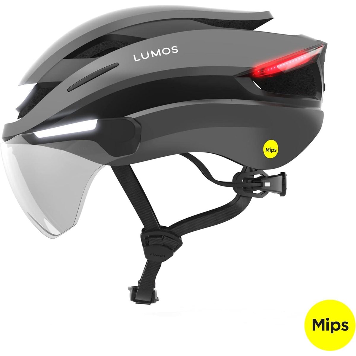 Casque clignotant Lumineux Lumos Ultra E-Bike MIPS M-L Noir (54-61cm) Avec Visière pour Trottinette Électrique - E-Volty