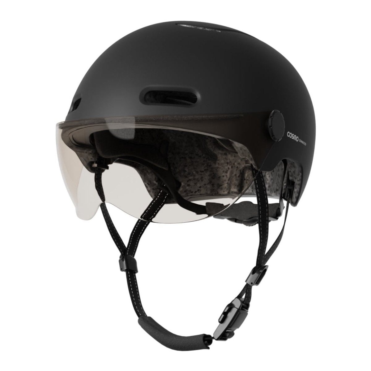 Casque Cosmo Fusion Noir Mat - E-Volty