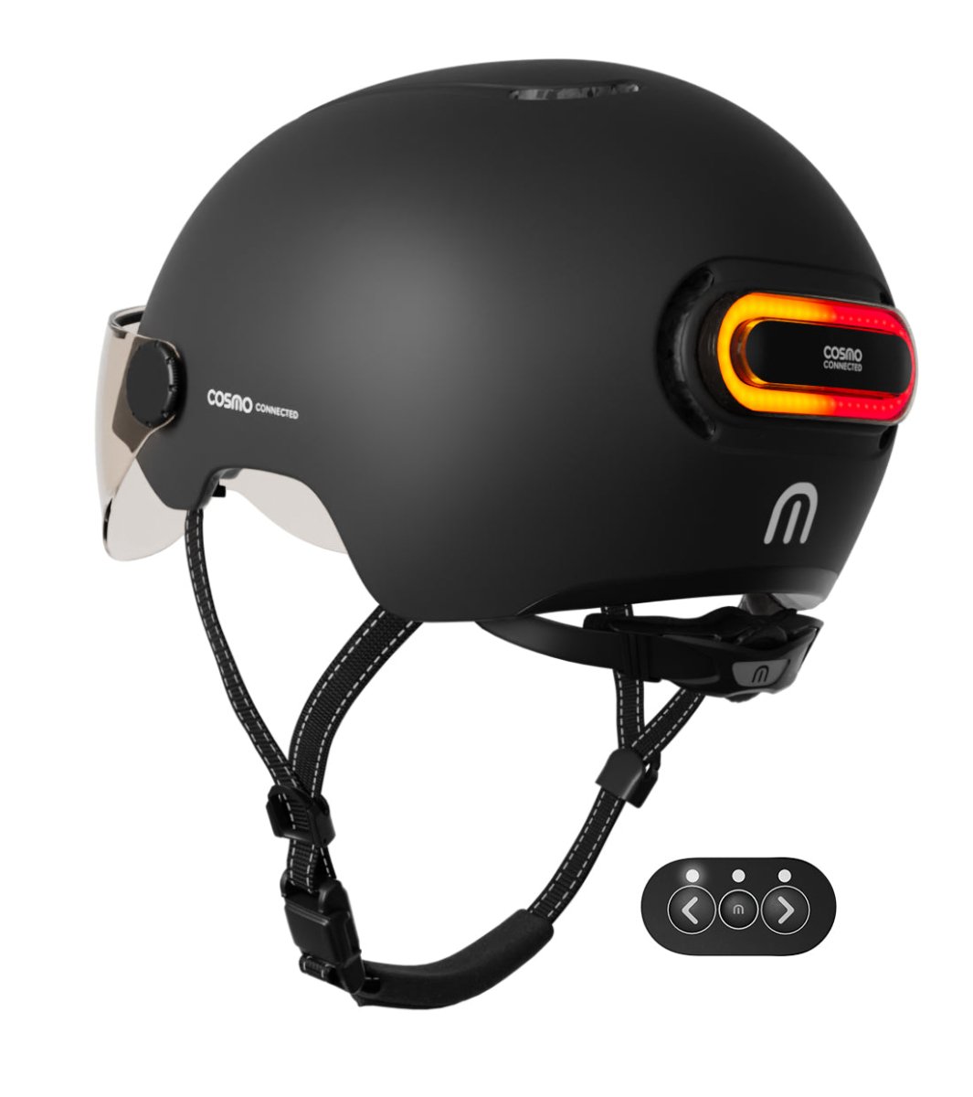 Casque Cosmo Fusion Noir Mat - E-Volty