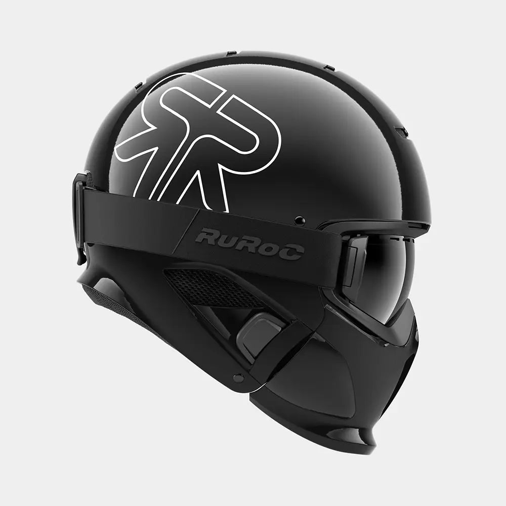 Casque Ruroc RG1 - DX Intégral et Modulable avec Lunettes - E-Volty