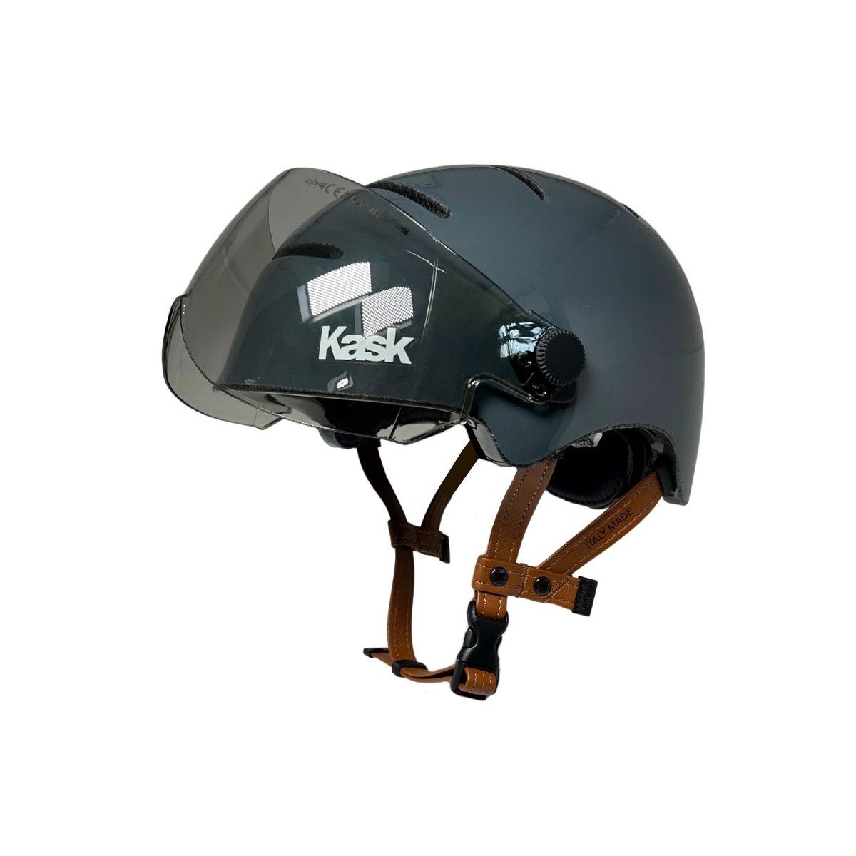 Casque de Vélo Kask Urban Lifestyle Ardesia avec Visière - E-Volty
