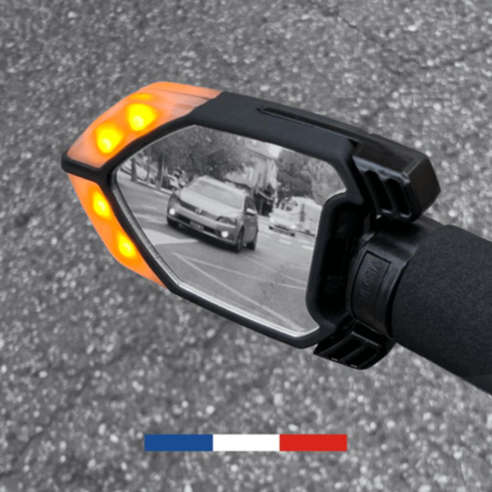 Rétroviseur Clignotant Qlïr pour Trottinette Électrique et Vélo (Paire) - E-Volty