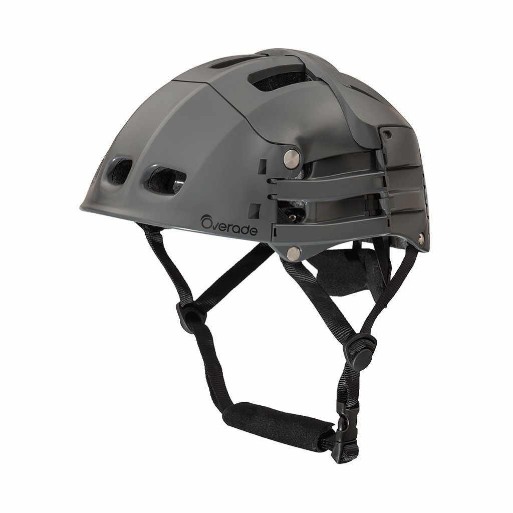 Casque Vélo Pliant Overade Plixi Fit Gris - E-Volty