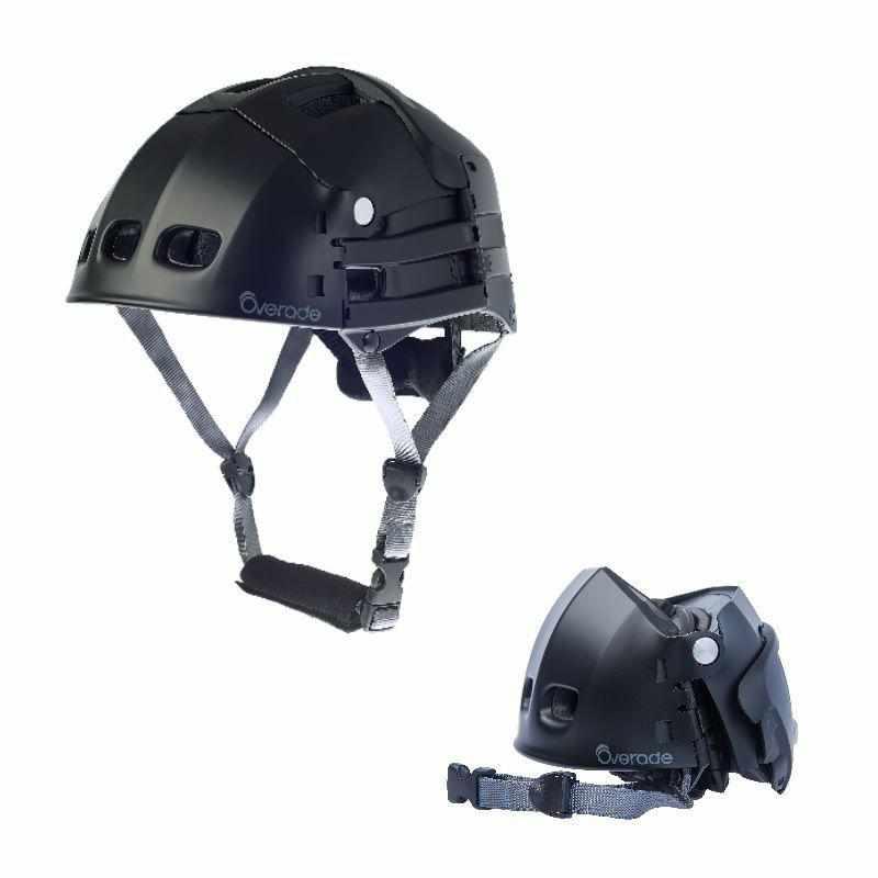 Casque Vélo Pliant Overade Plixi Fit Noir - E-Volty
