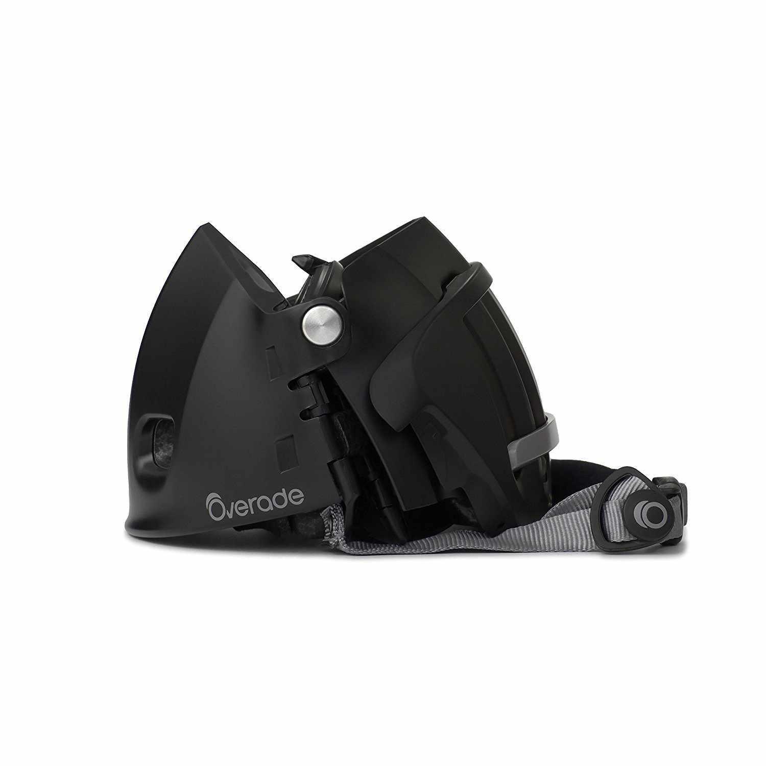 Casque Vélo Pliant Overade Plixi Fit Noir - E-Volty