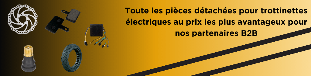 revendeur pièces détachées trottinette électrique – solutions B2B chez E-Volty