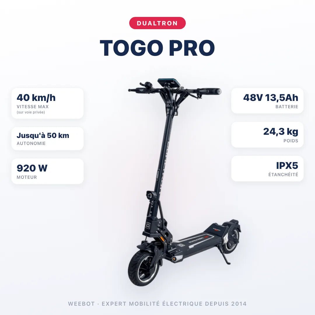 Trottinette Électrique Dualtron Togo Pro - E-Volty